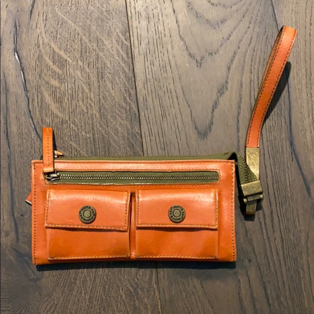 Matt and Nat orange wristlet